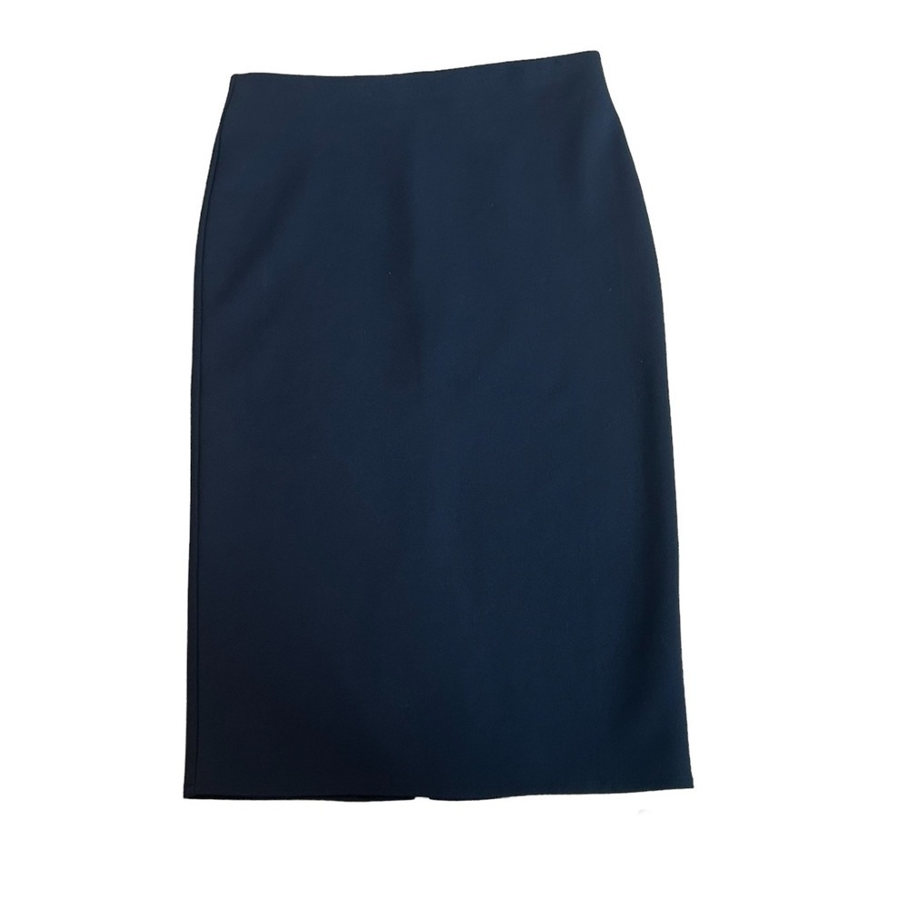 MODCLOTH dark navy blue stretchy pencil skirt Sz M